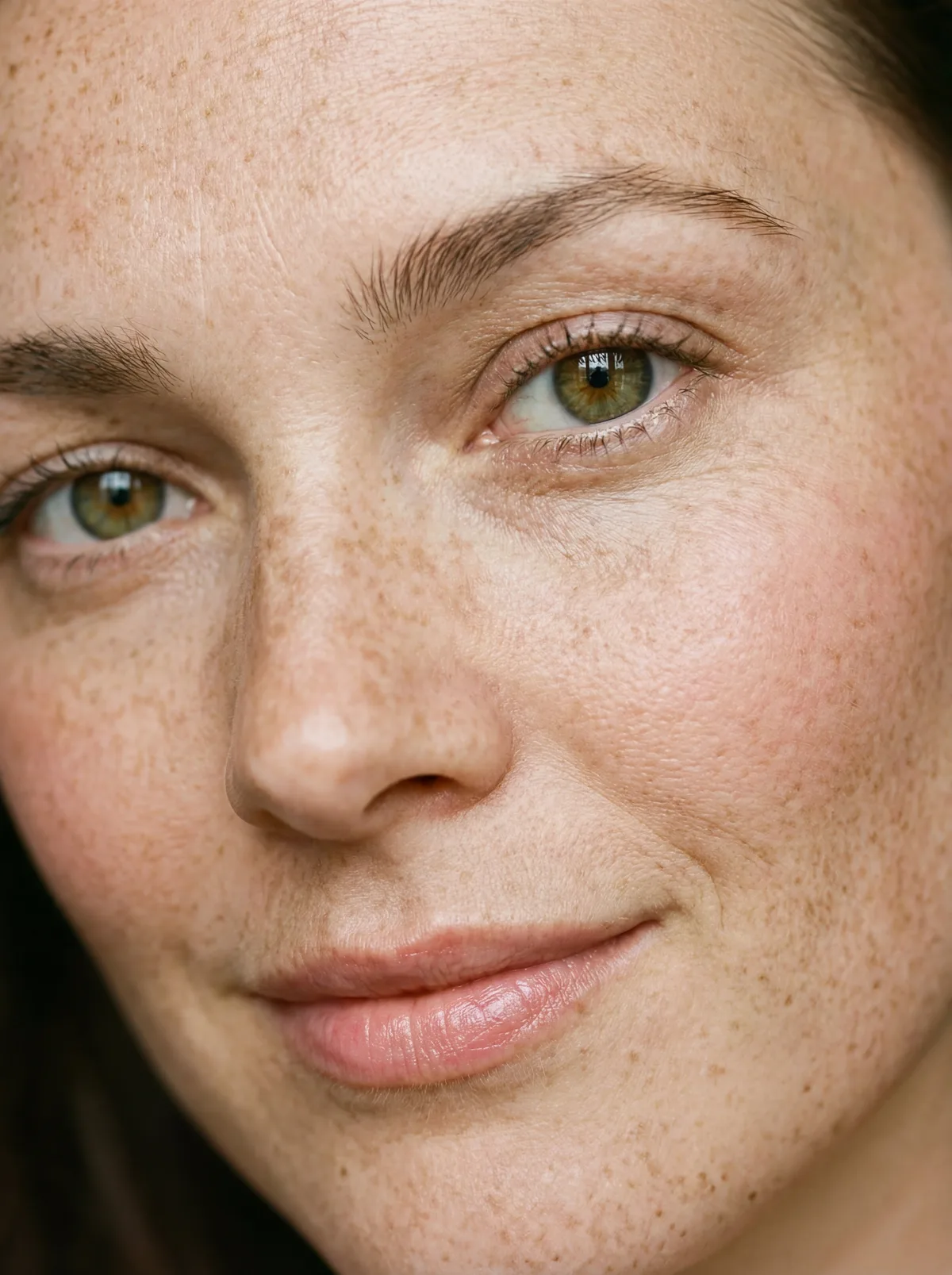 Портрет девушки с веснушками