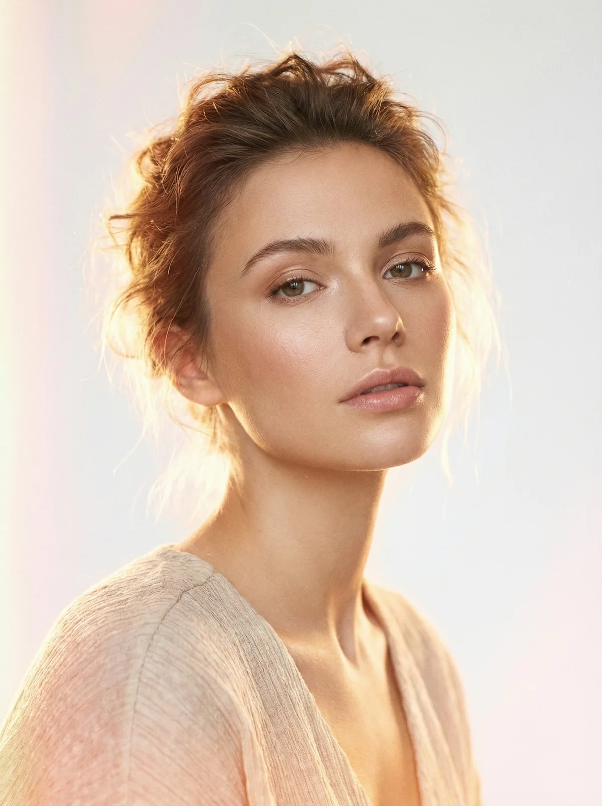 Портрет с эффектом glow