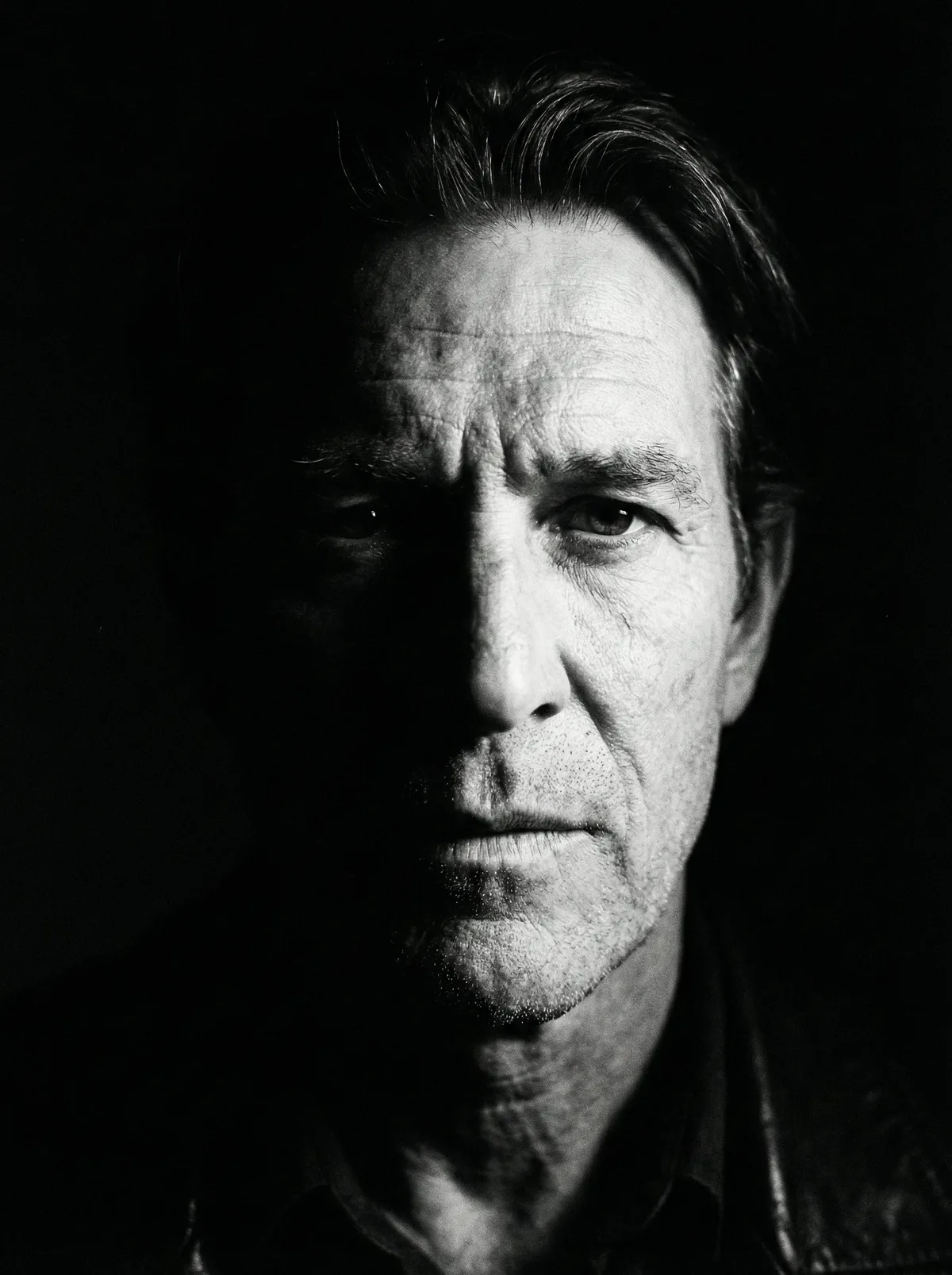 Портрет с контрастным освещением