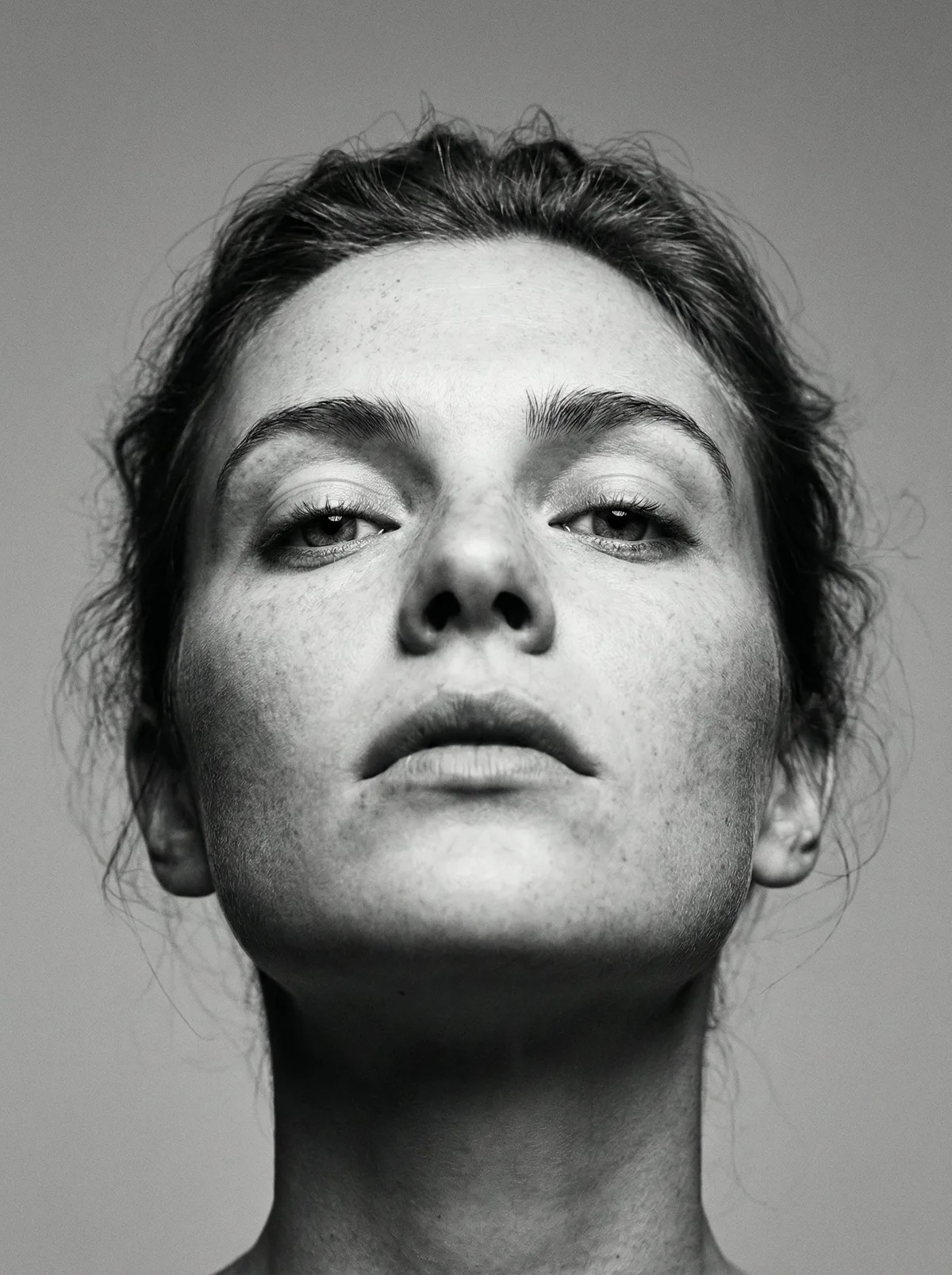 Портрет с необычным ракурсом