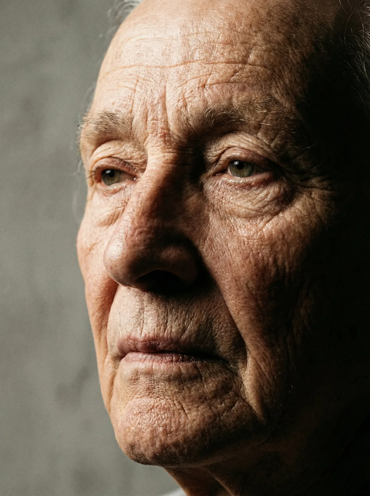 Портрет с боковым светом и тенями