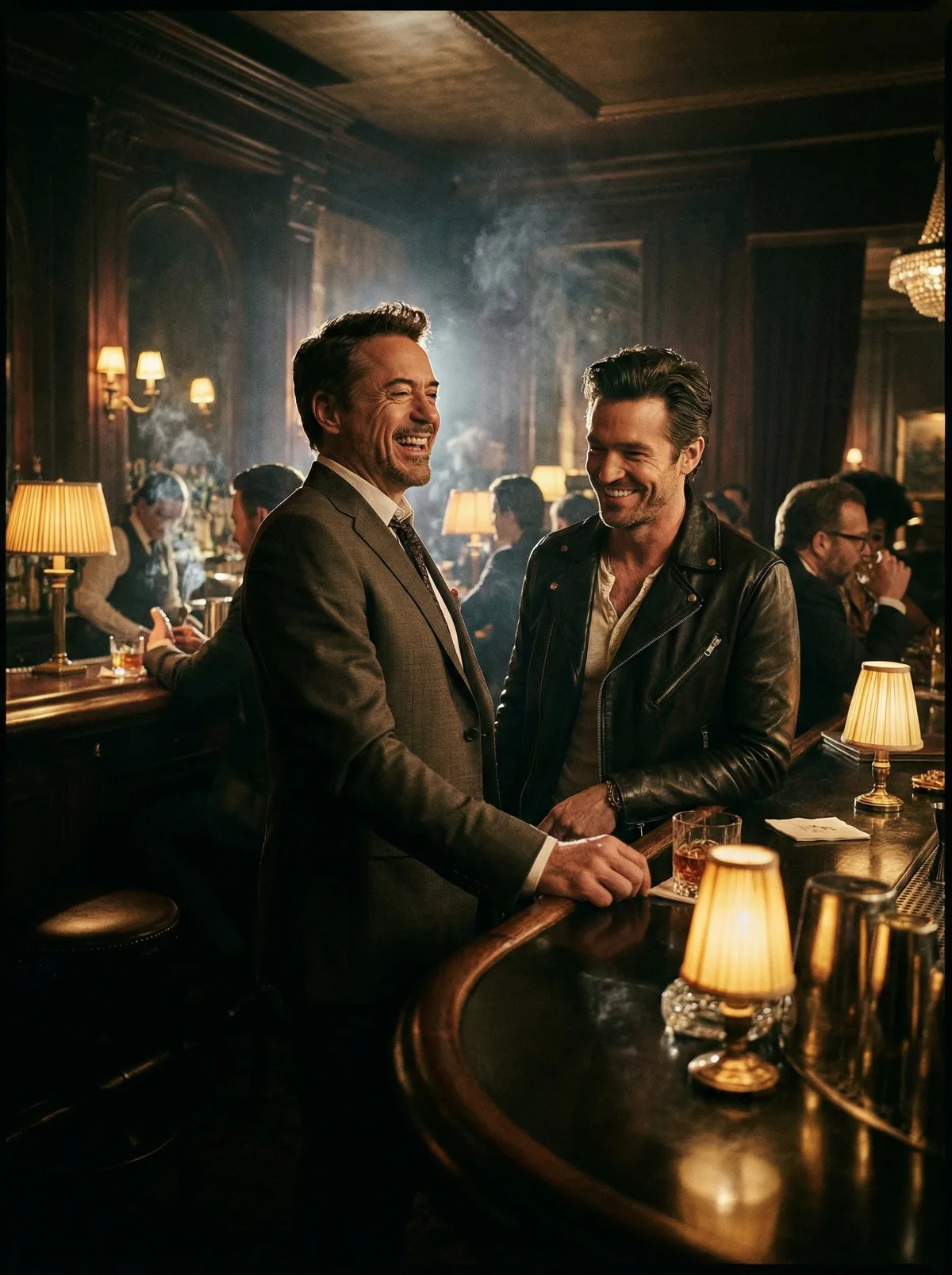 Мужчина рядом с Robert Downey Jr.