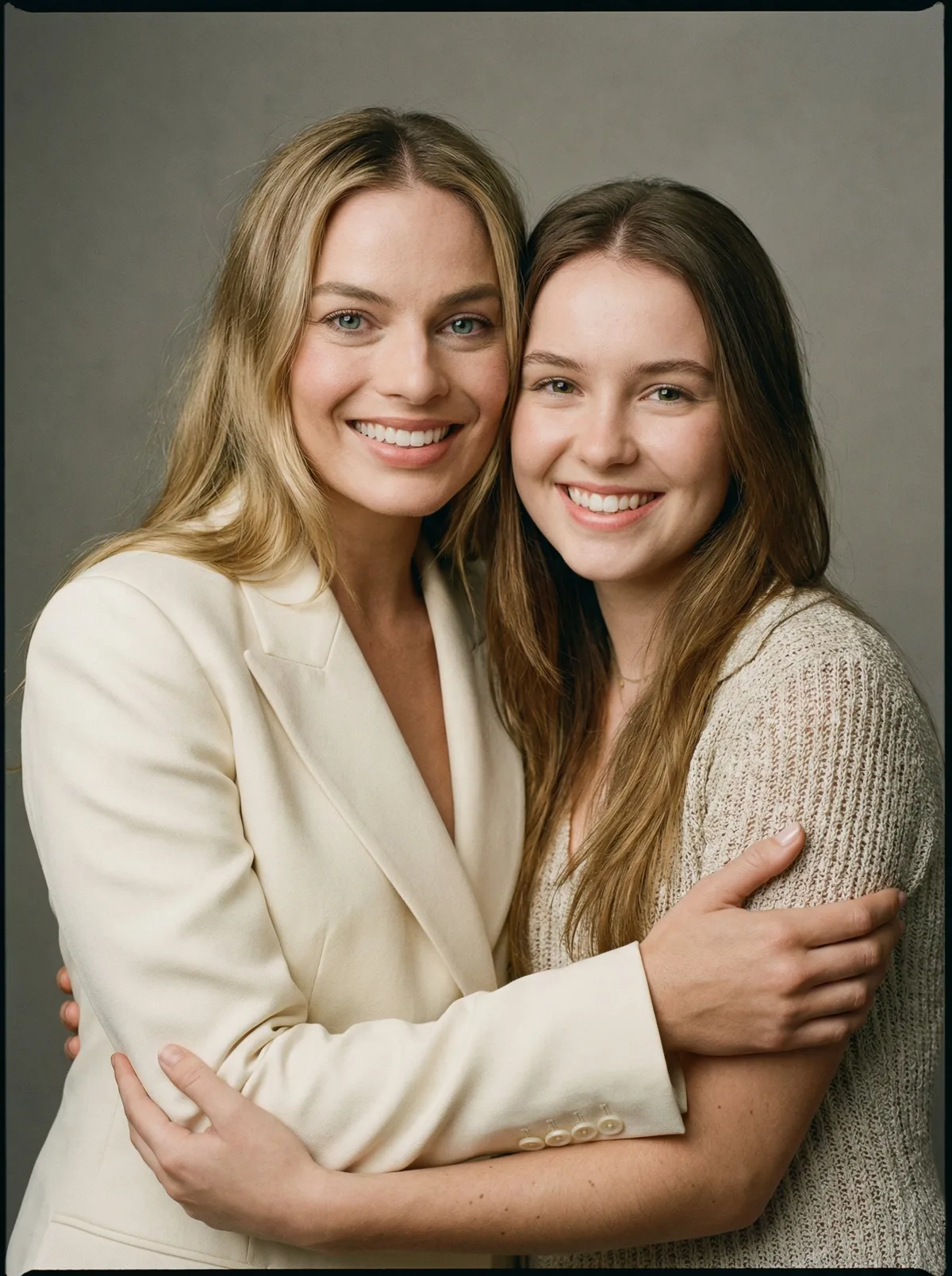 Девушка рядом с Margot Robbie