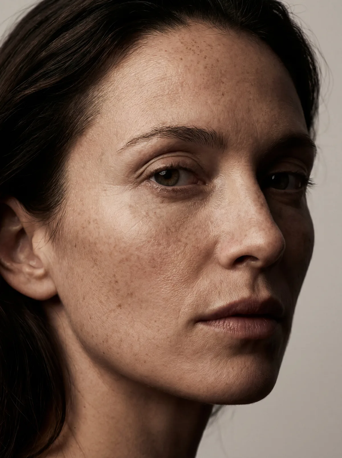 Студийная фотосессия с мягким боковым освещением