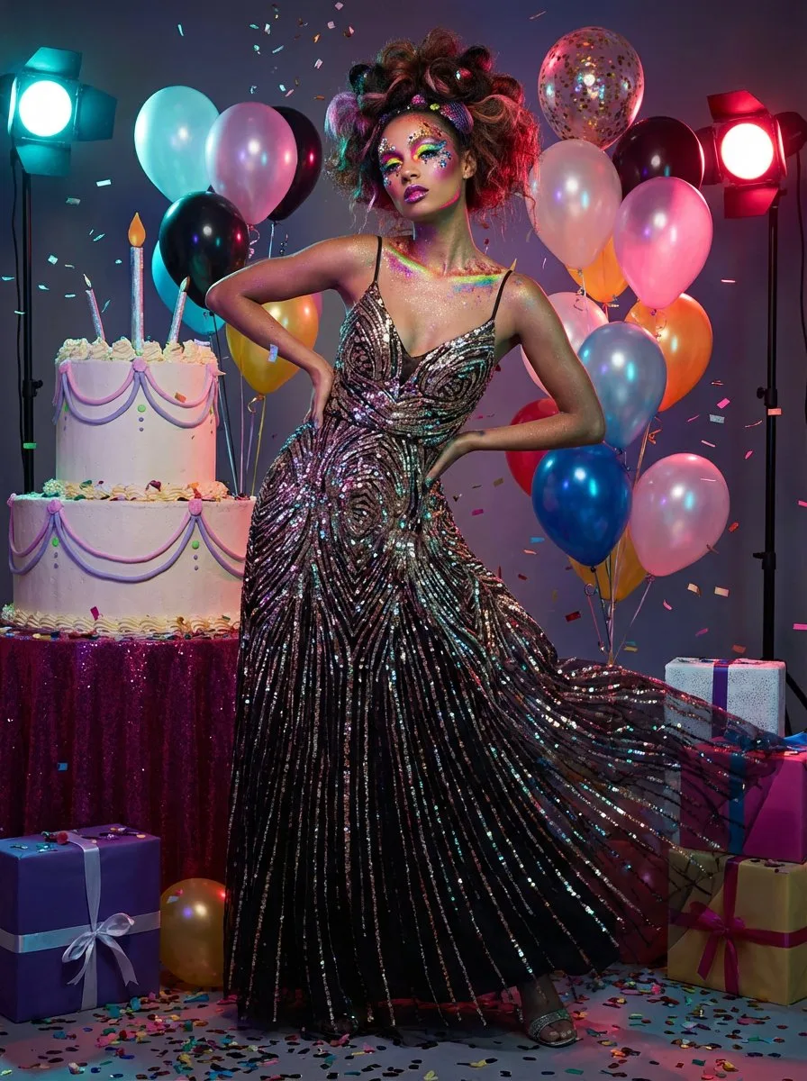 Гламурная фотосессия на день рождения