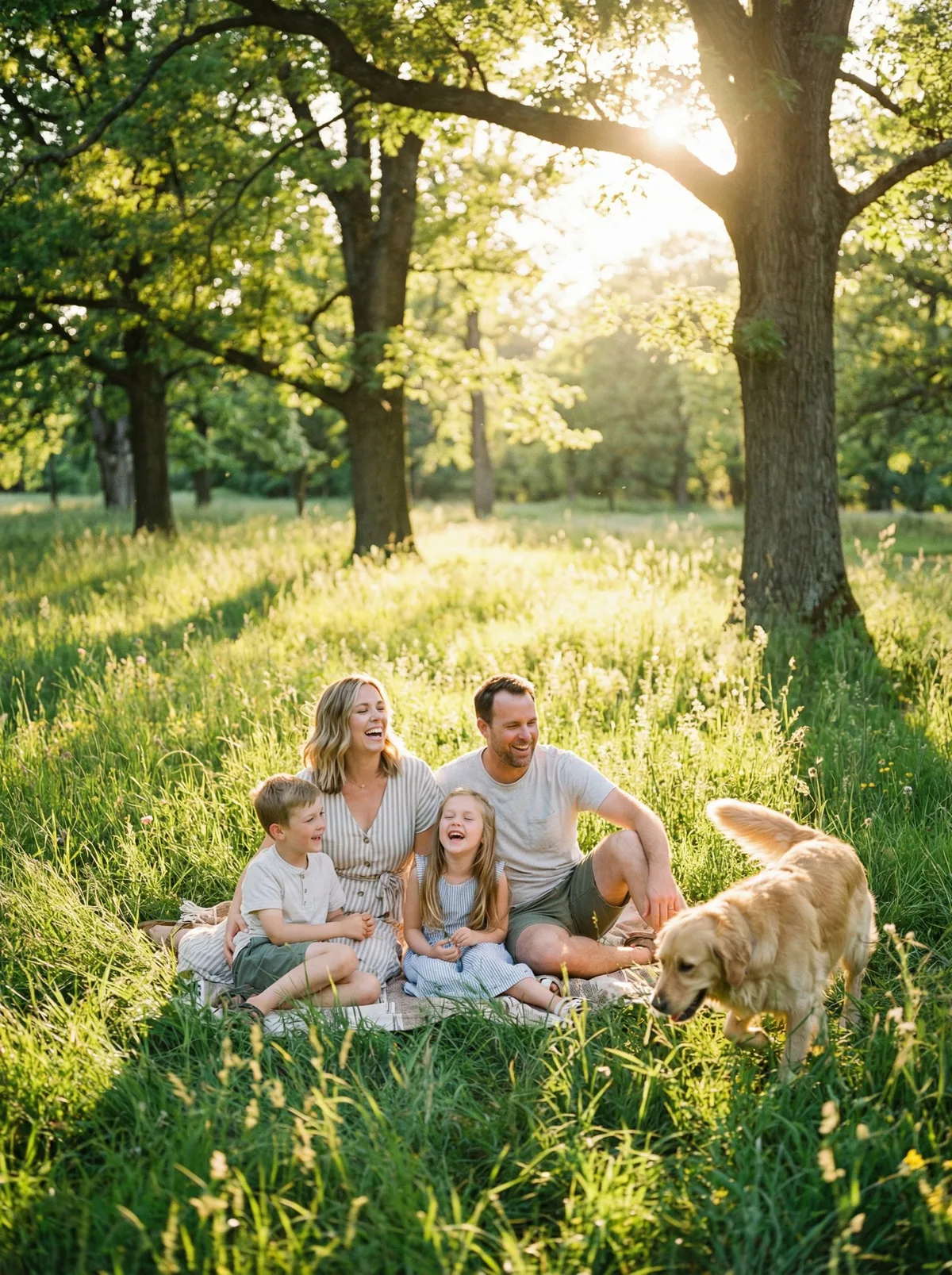 Семейная фотосессия на природе