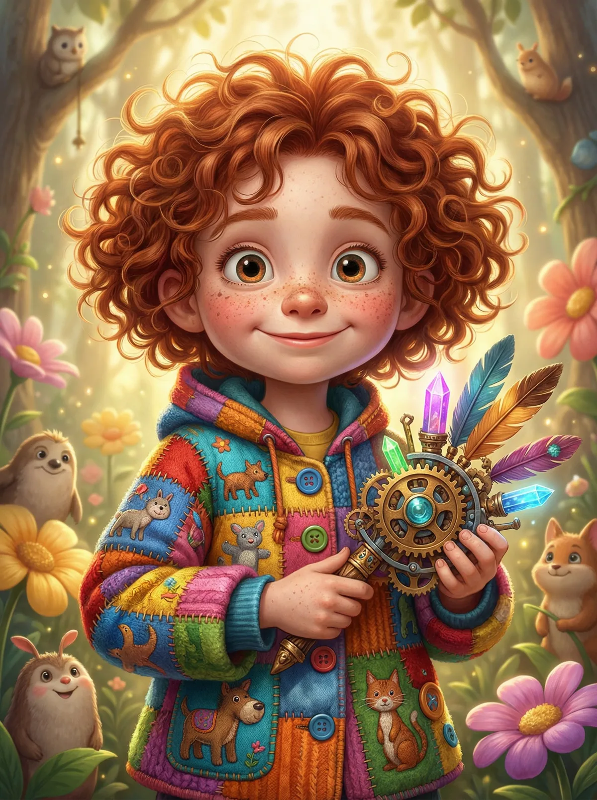 Ребенок в стиле cartoon-realism